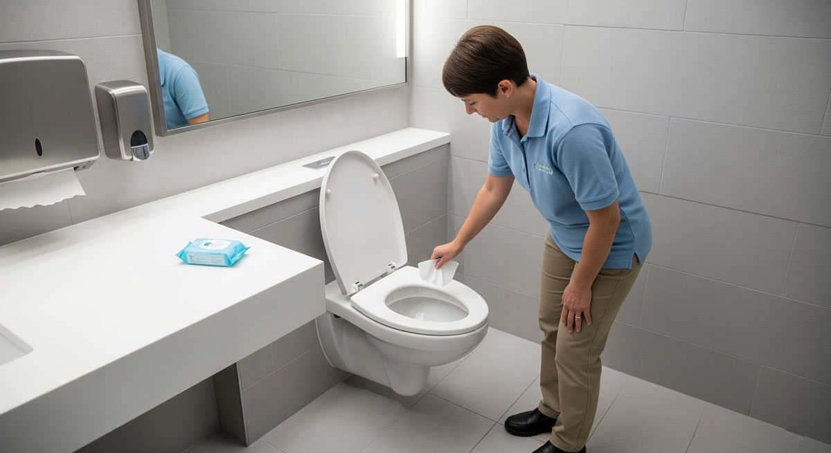 طرق تعقيم مقعد المرحاض